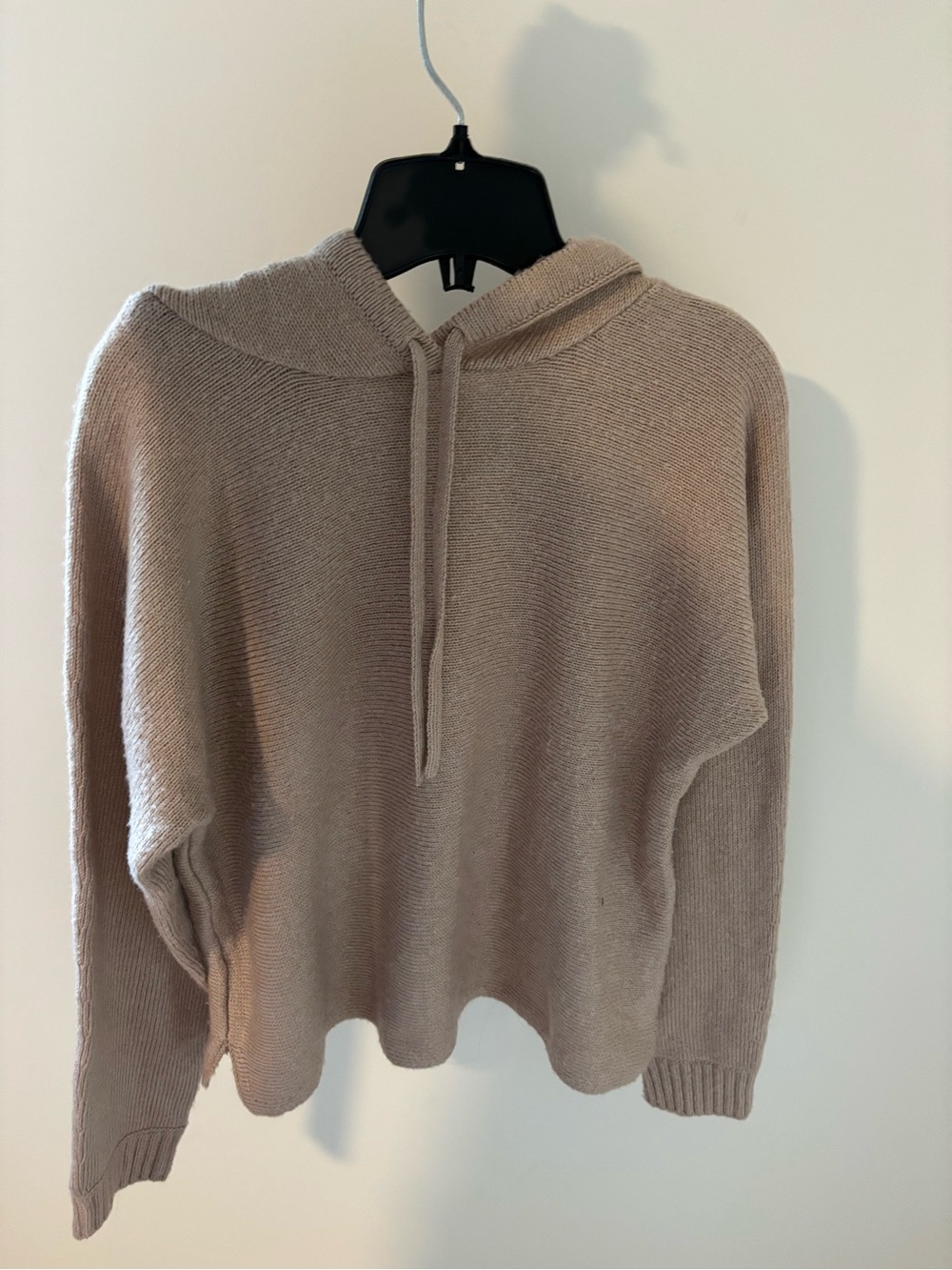 Banana Republic Knit Taupe Hoodie Sweater